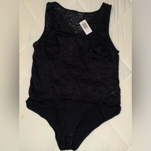 TORRID Black Lace Bodysuit NWT